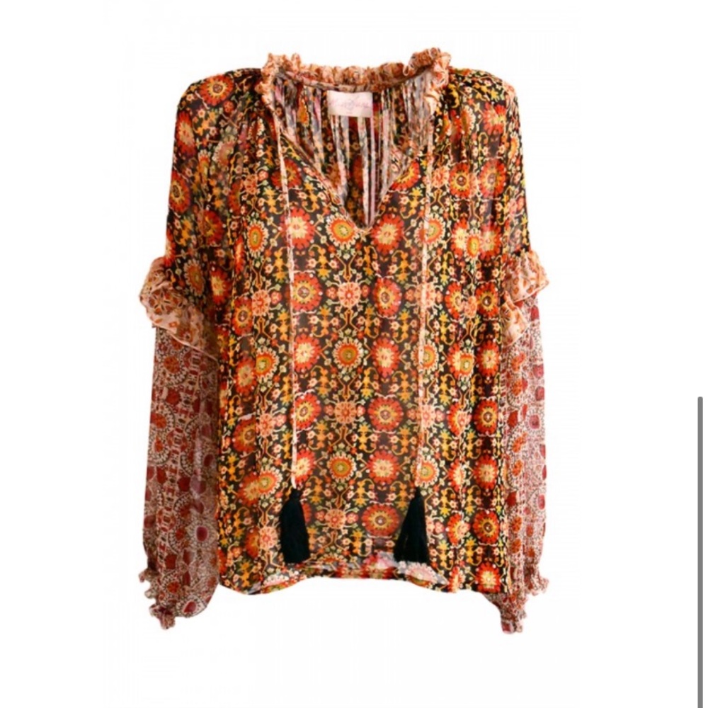 MISS JUNE**Bohemian Floral Blouse**$170 One Size - Picture 4 of 5